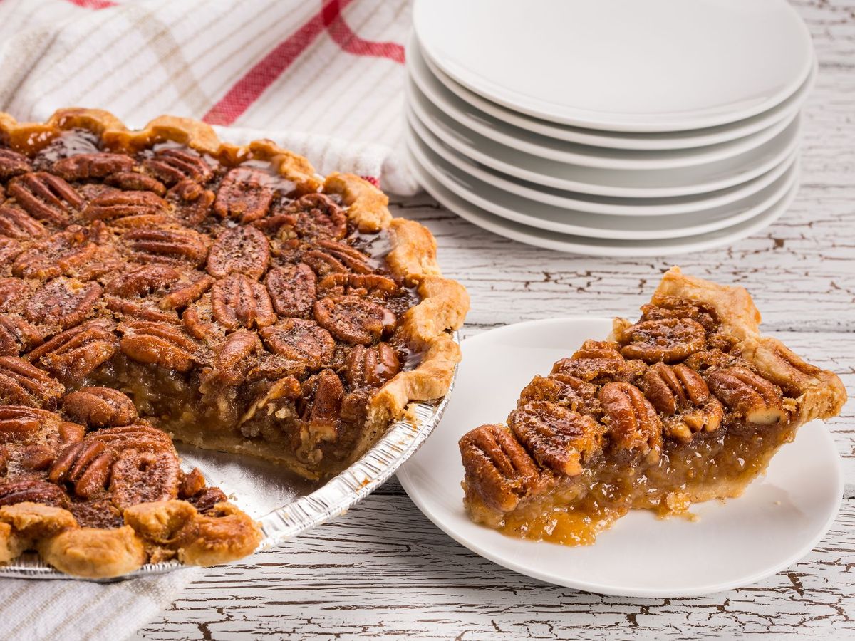 Pecan pie by the slice